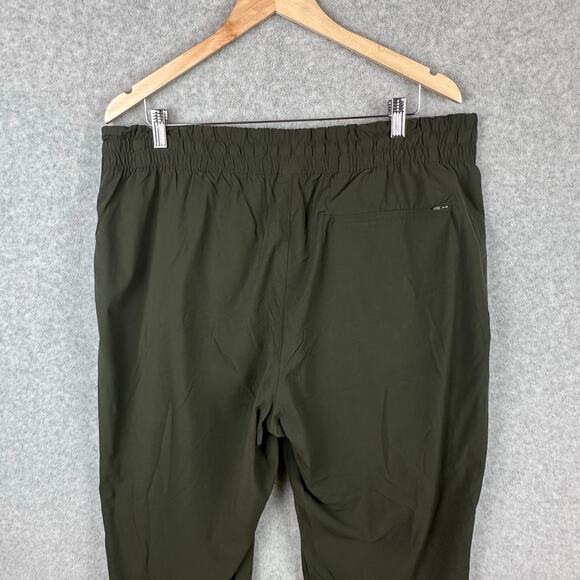 REI Cooperative Pants Women's Size XL Green Nylon Hiking Pull On Drawstring - Picture 5 of 11